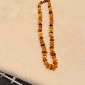 Amber Beaded Necklace